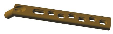 Golden Steel Dhs Plate, for Surgery, Length : 20-25 Mm