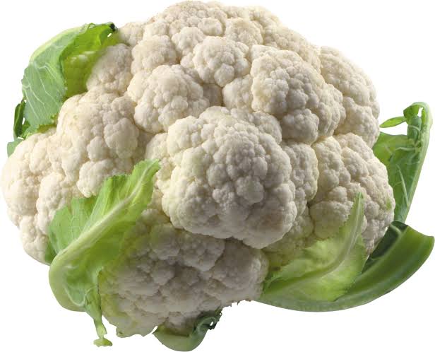 Round Natural Cauliflower, for Cooking, Color : White