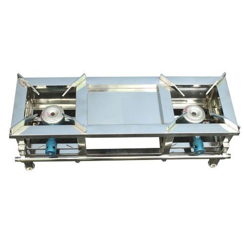 15 Kg Stainless Steel Double Gas Stove