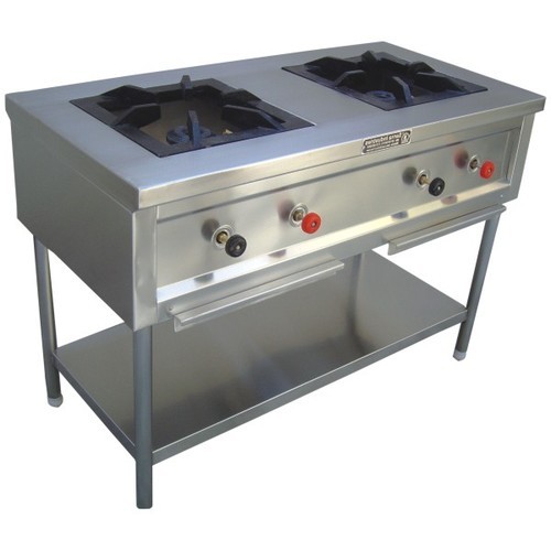 30 Kg Stainless Steel Double Gas Stove