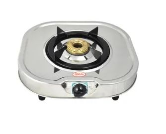 Fuel Manual Stainless Steel Coated Oval LPG Stove, for Home, Hotel, Restaurant