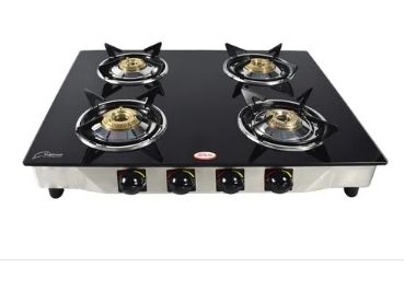 Stainless Steel 4 Burner LPG Gas Stove