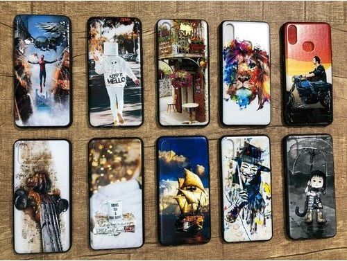 Printed Plastic Mobile Back Cover, Size : 6.5 Inch