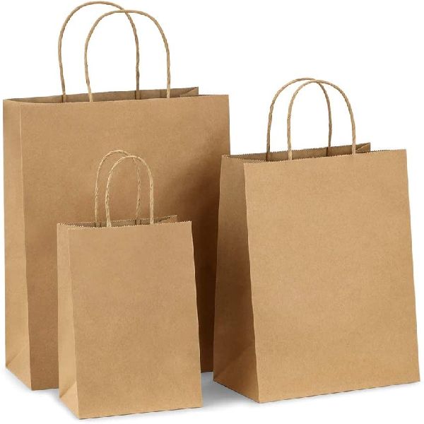 Plain Paper Bags, for Gift Packaging, Shopping, Feature : Easy To Carry, Good Quality
