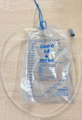 Plain PVC Urine Bag,urine bag, Capacity : 2 Litre