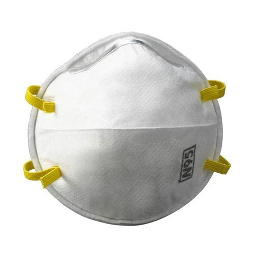 Cotton N95 Face Mask, for Clinical, Hospital, Laboratory, rope length : 4inch, 5inch, 7inch