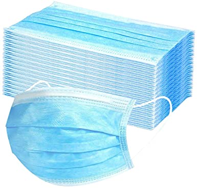 2 Ply Surgical Face Mask, for Clinic, Hospital, Color : Blue