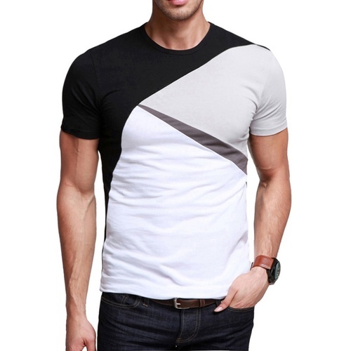 Printed Cotton Mens Round Neck T-shirts, Sleeve Type : Half Sleeves