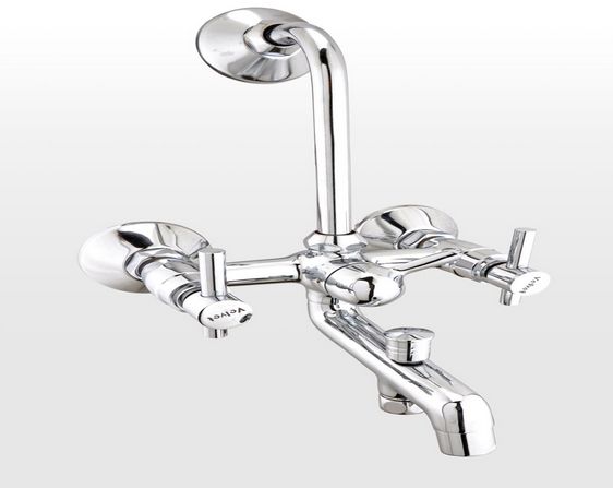 3 IN 1 WALL MIXER WITH CRUTCH/ BEND (APEX SERIES) VAP54