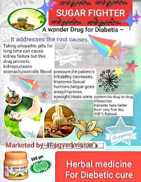 Sugar Fighter, Herbal diabetis Medicine