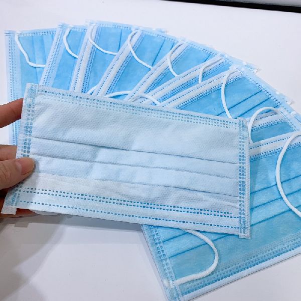 Non Woven 3 Ply Surgical Mask, for Clinical, Hospital, Laboratory, Feature : Disposable