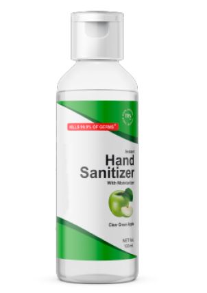 Clear Green Apple Hand Sanitizer