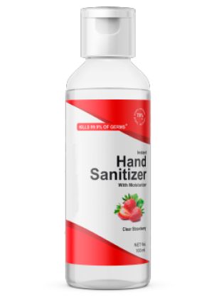 Clear Strawberry Hand Sanitizer
