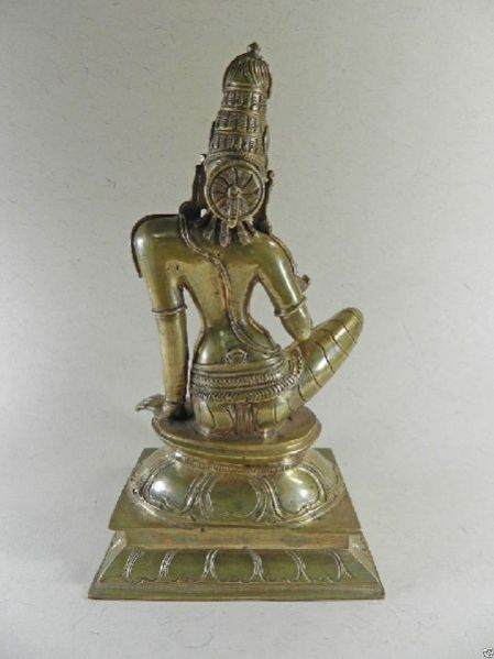 South Indian Bronze Goddess PARVATI Statue