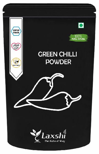 Green Chilli Powder, Packaging Size : Retail Pack -100gm, 200gm, 500gm, 1kg, Bulk Packs -10 kg, 20 kg