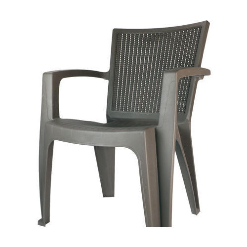 Square Polished Brooklyn Plastic Luxury Chair, Color : Grey