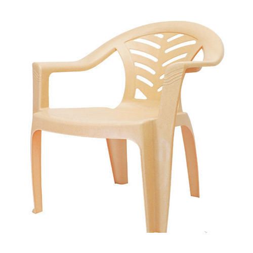 Polished Optima Plastic Tent Chair, Shape Square, Color Creamy at