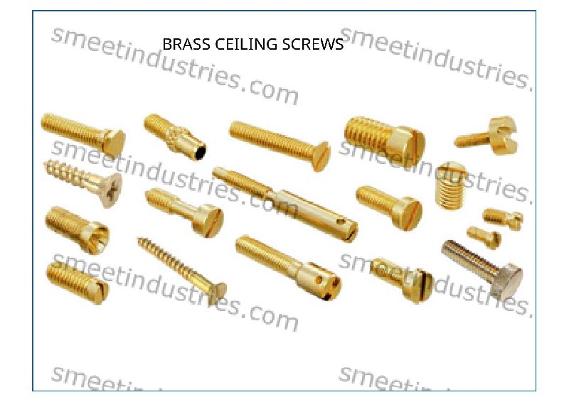 Brass Ceiling Screws