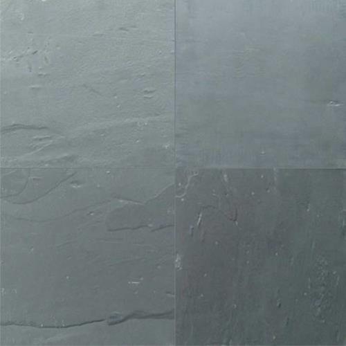 Square Grinded Black Slate Stone, for Flooring, Pattern : Plain
