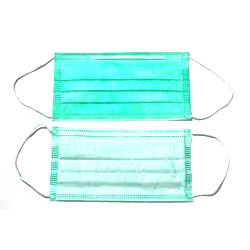 Non Woven 3 Ply Face Mask, for Clinic, Size : Standard