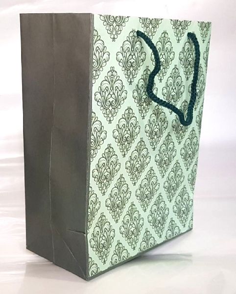 Non Polished Printed gift paper bags, Size : 7.5x9.5inch