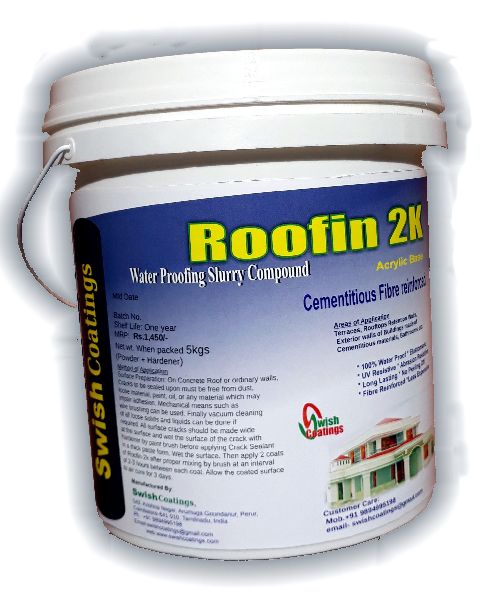 Roofing 2K- 5kg-Waterproofing Slurry Coatings