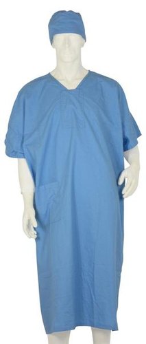 Unisex Woven and non-woven Patient Gown