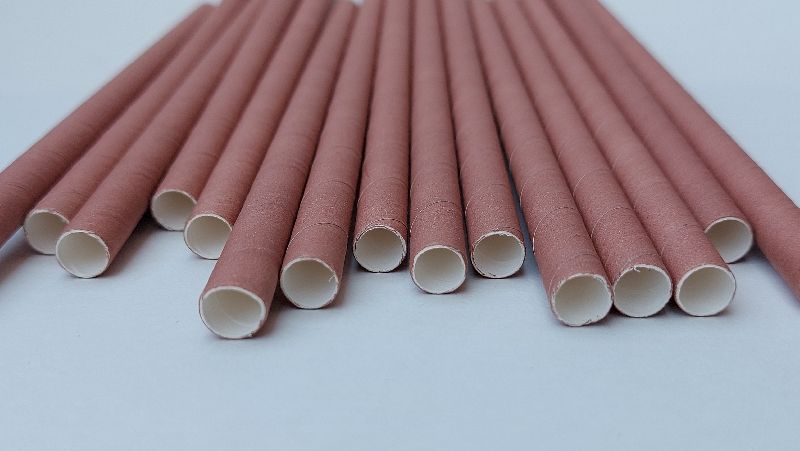 Disposable Kraft Paper Straw, for Drinking, Size : 5mm - 12mm