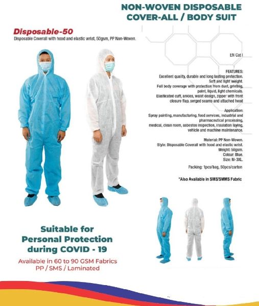 Disposable Coverall Suit Manufacturer in Vadodara Gujarat India by ...