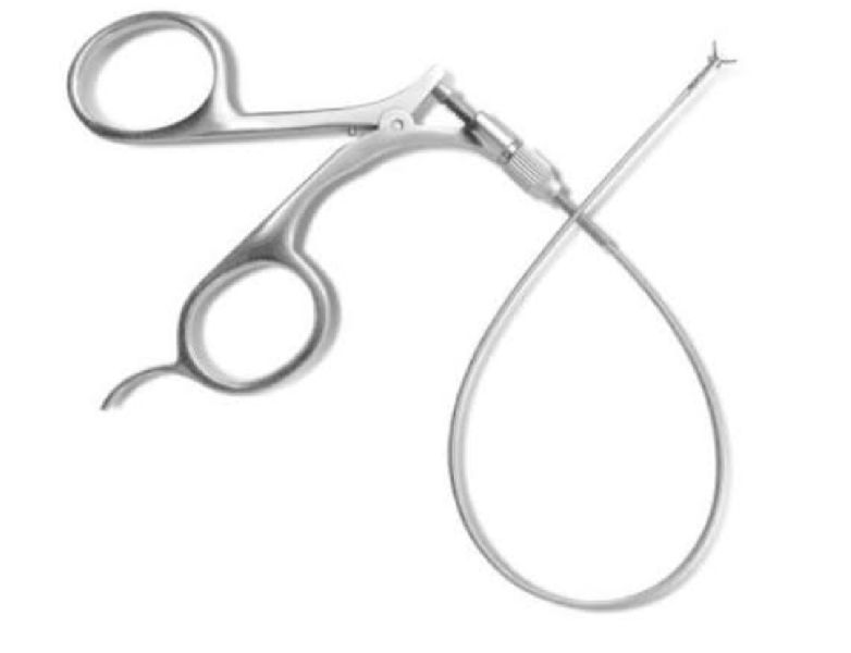 Manual Stainless Steel Cystoscopy Flexible Forceps, for Clinic Laparoscopic Surgery, Feature : Fine Finished