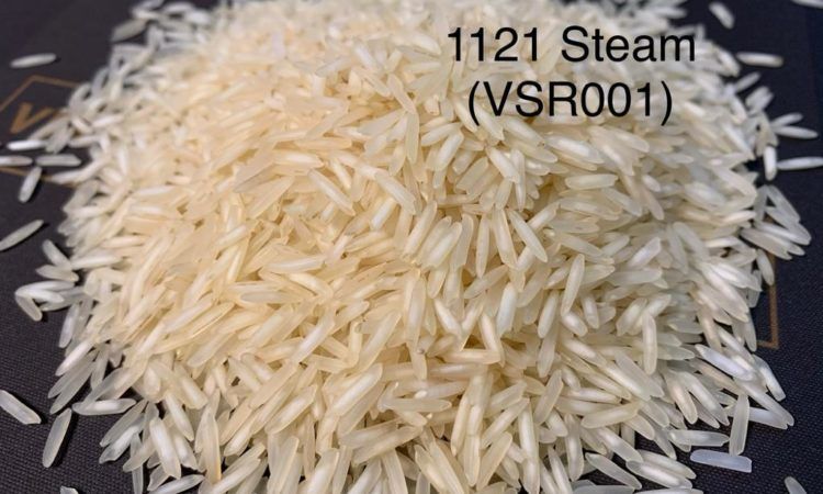 1121 Steam Basmati Rice, Color : White