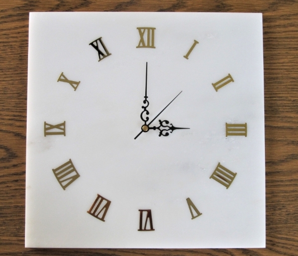 Modern Marble Wall Clock