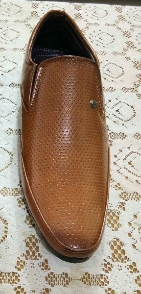Brown Leather Moccasins Shoes, Feature : Shining