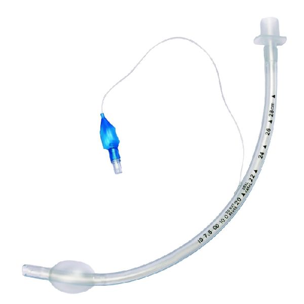 Plastic Disposable Endotracheal Tube, for Medical Use, Feature : Double Ring Markings, Soft Transition