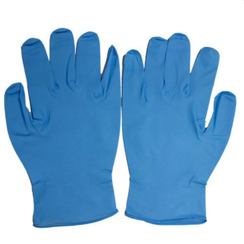 260 mm Mid forearm Examination Nitrile Glove, Size: 7 inches