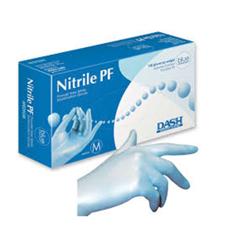 AE Blue Nitrile Gloves..