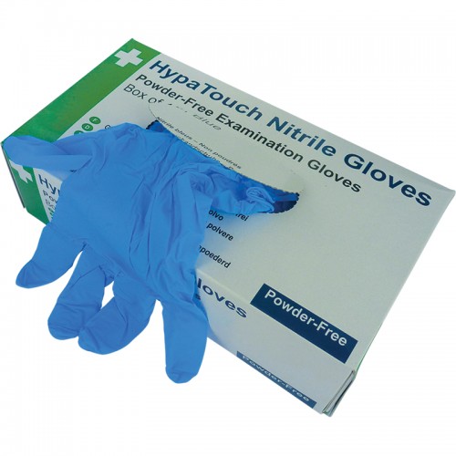 EN 374 Mid forearm Nitrile Gloves, Size: 6-12 Inches