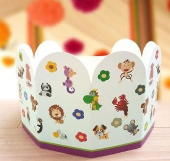 Paper Decagon Crown, Occasion : Birthday Party, Theme Party, Halloween Party