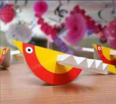 Decorative Paper Bird, for Home Decoration, Color : Multicolor