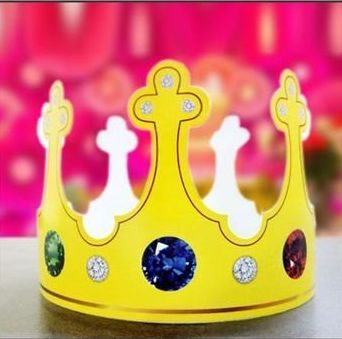 Paper Prince Crown, Occasion : Birthday Party, Theme Party, Halloween Party