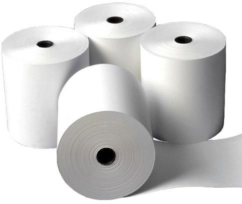Plain Thermal Paper Rolls, Packaging Type : White