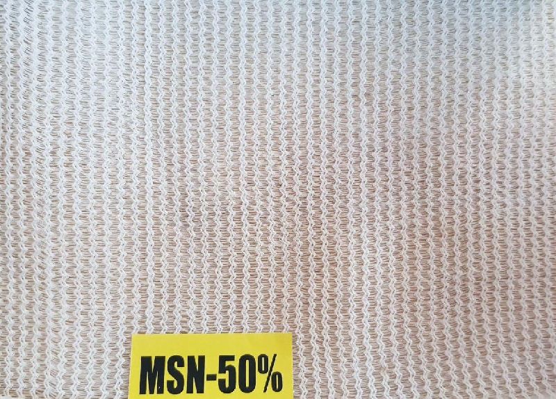MSN White Shade Net (50%), Length : 50-100 Mtr.
