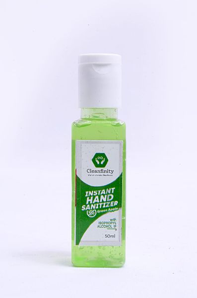 50ml Green Apple Instant Hand Sanitizer, Feature : Dust Removing, Enhance Skin