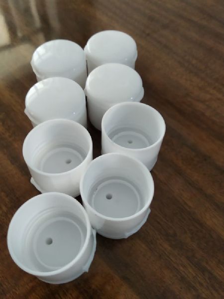 Round Plastic 25mm Flip Top Caps, for Sealing Bottles, Pattern : Plain