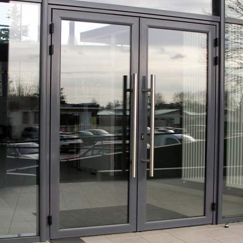 Polished Aluminium Swing Door, for Building, Home, Hotel, Office, Feature : Hard Structure