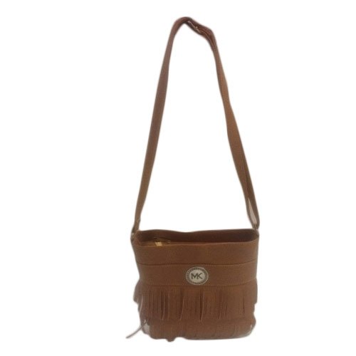 Ladies Fancy Brown Sling Bag, Strap Type : Adjustable