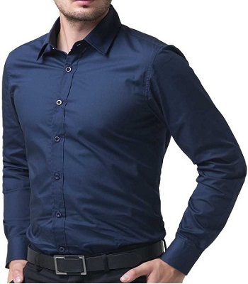 Cotton Men’s Plain Shirts, Size : XL, XXL, XXXL