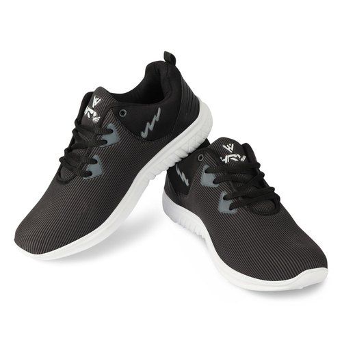 HRV SPORTS Mens Grey & Black Running Shoes