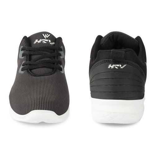 HRV SPORTS Mens Grey & Black Running Shoes