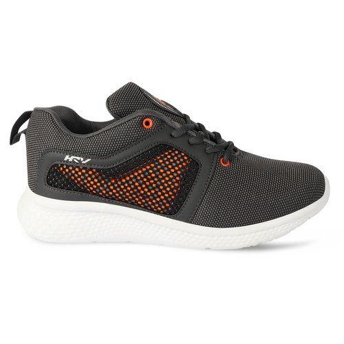 mens grey and orange trainers